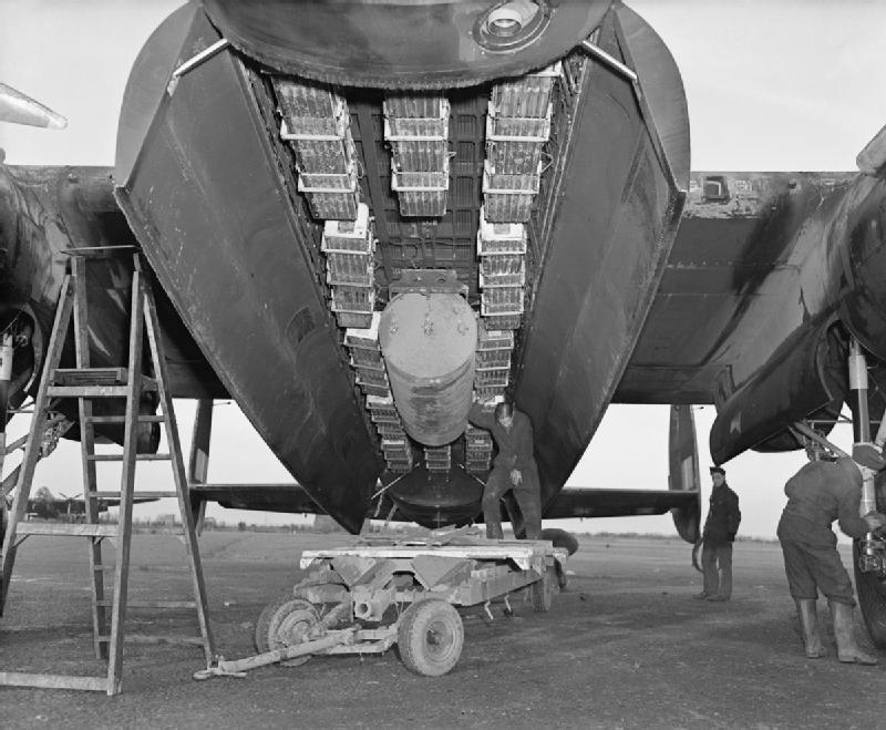 Lancaster area bombing load IWM CH 18371
