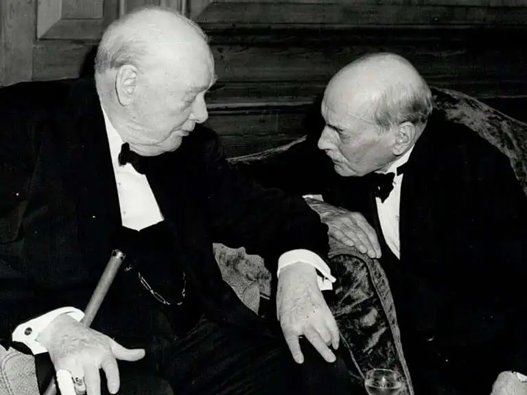 Sir-Winston-Churchill-and-Clement-Attlee-at-an-event
