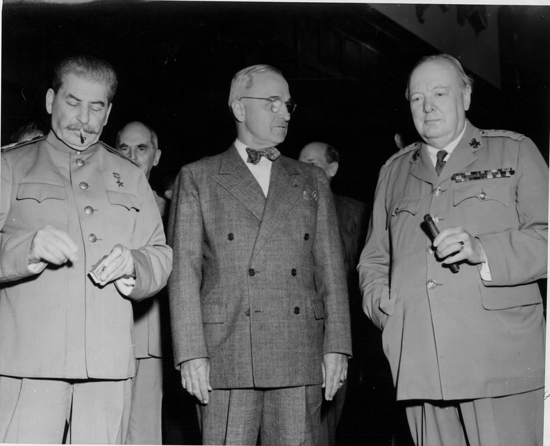 Stalin Truman and Churchill during the Potsdam Conference