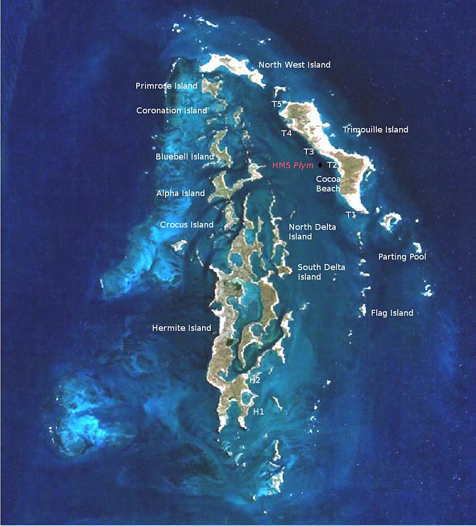 Monte Bello Islands Map