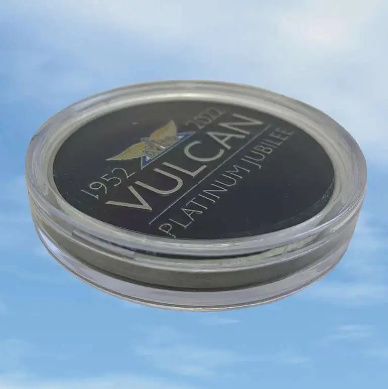 special edition avro vulcan platinum jubilee coin 2 8581 p