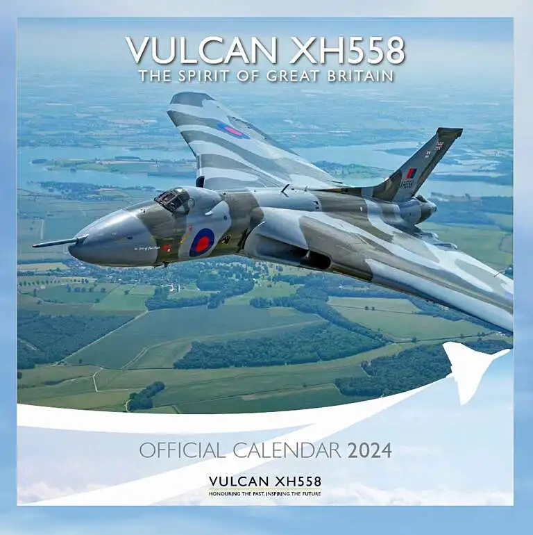 2024 Offical Vulcan XH558 Calendar